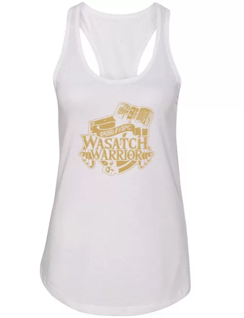 Wasatch Warrior Womens Tank White